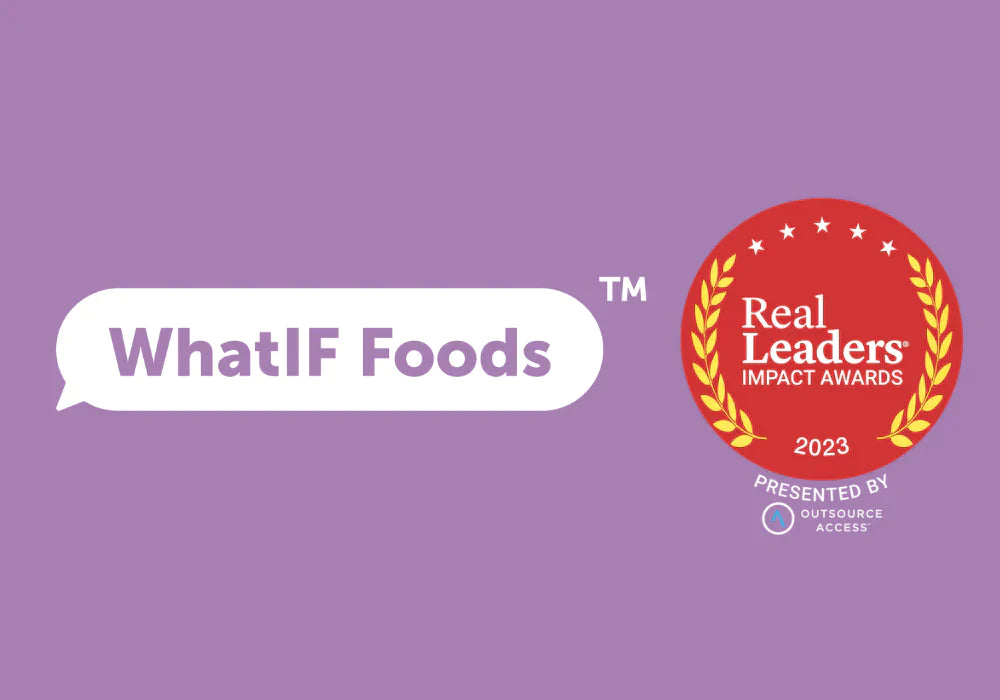 WhatIF Foods Named As A Real Leader for Impact