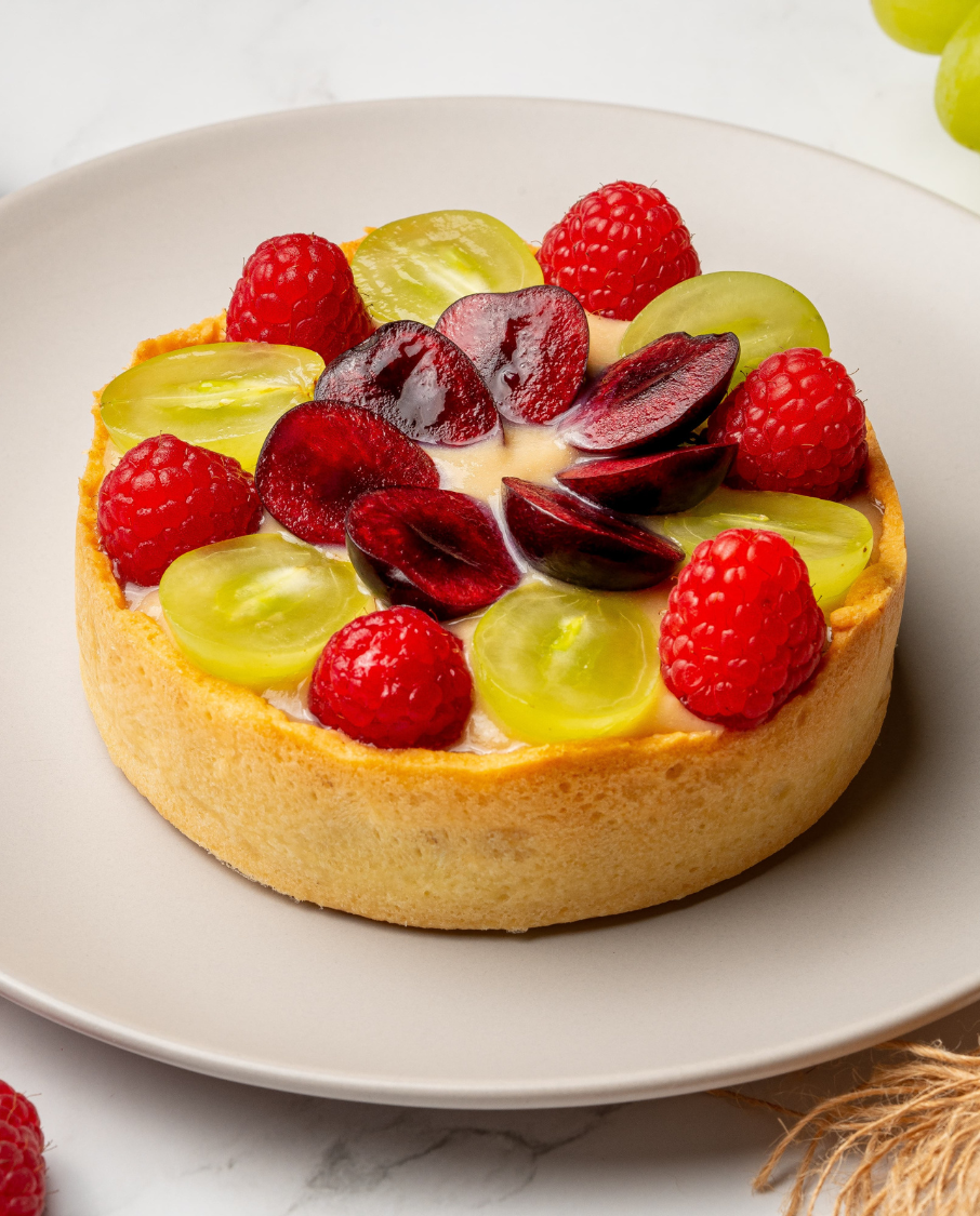 Dairy-Free Custard Fruit Tart