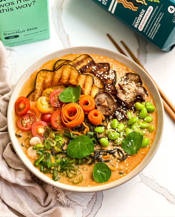 Creamy Pumpkin Curry Ramen