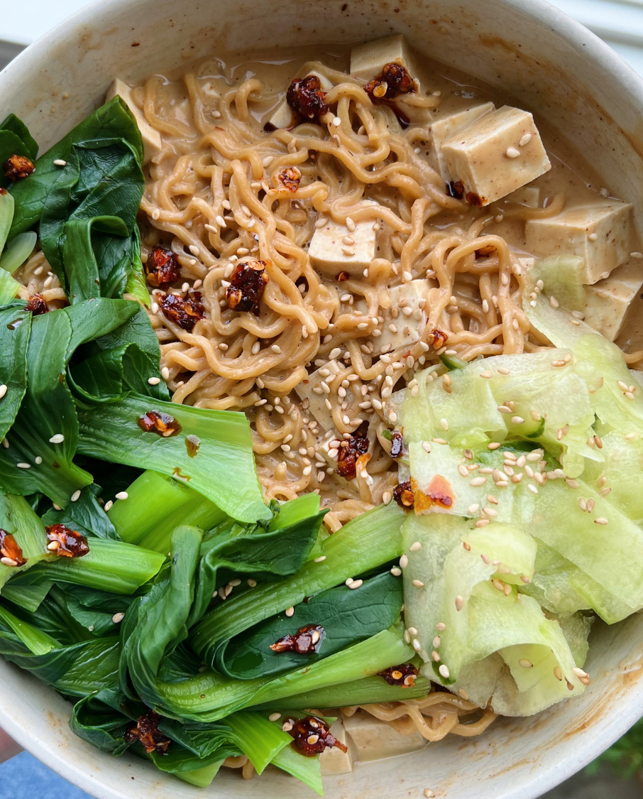 10-minute Peanut Noodle Bowl